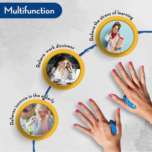 Set of 2 Acupressure Clips relieves tension/migraines, size small - Picture 11 of 11